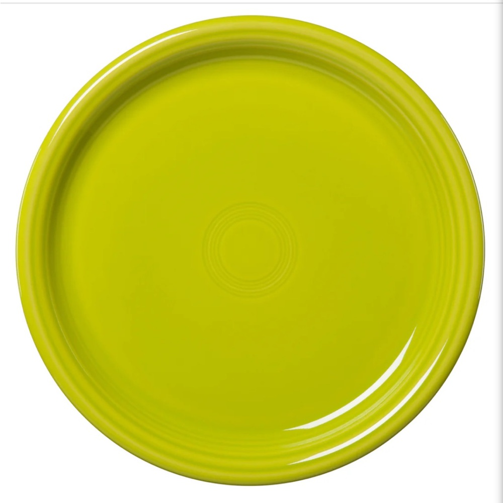 Fiesta retired bistro coupe 10 1/2 inch dinner plate lemongrass